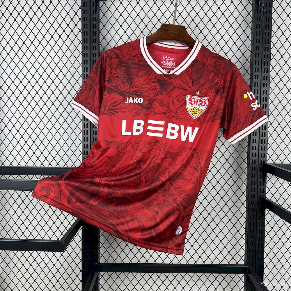 Camiseta de fútbol Stuttgart 2025/26 VISITANTE MANGA CORTA VERSION FAN